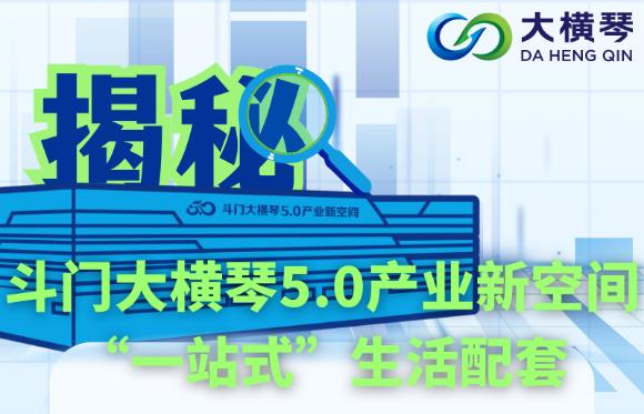 多圖直擊！揭秘斗門大橫琴5.0產(chǎn)業(yè)新空間“一站式”生活配套